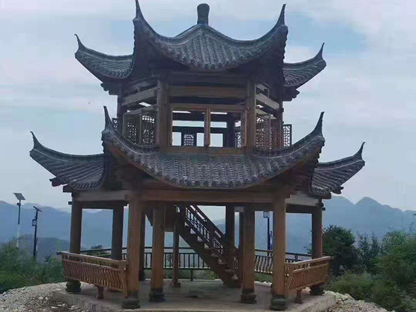 古建八角涼亭